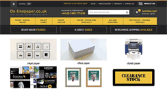 Desktop Screenshot of on-linepaper.co.uk